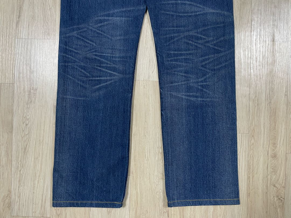 32) 00s 리바이스 매장판 502 일자핏 워싱 데님팬츠(RRL&LVC&폴로) 이미지
