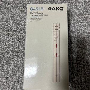 AKG C451B 컨덴서 마이크 미개봉 새상품 2개 팝니다 이미지