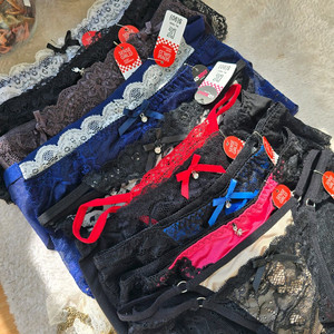 여성팬티90사이즈 10장 묶음 판매 노라인 레이스 혼합구성 이미지