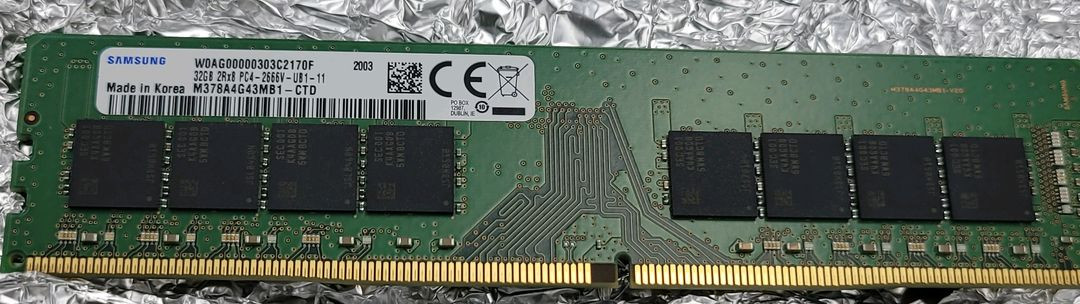 DDR4 32GB 메모리 이미지