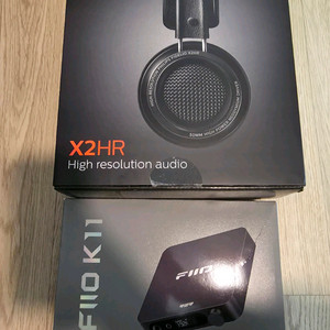 필립스 Fidelio X2HR 헤드폰 + FiiO K11 R2R dac 이미지