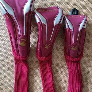 여성용 골프 드라이버 헤드커버 세트 이미지