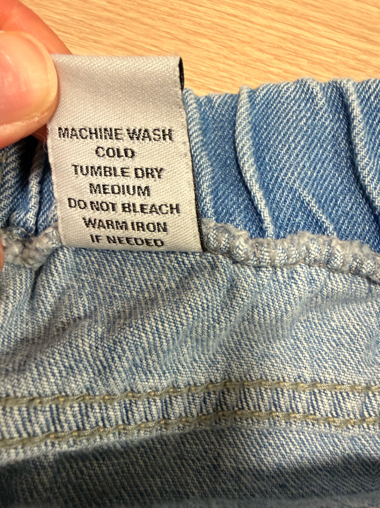 디자이너 데님 청반바지 55-66사이즈 정도 26-27 이미지