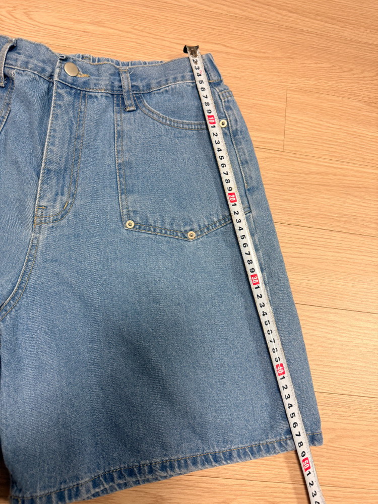 디자이너 데님 청반바지 55-66사이즈 정도 26-27 이미지