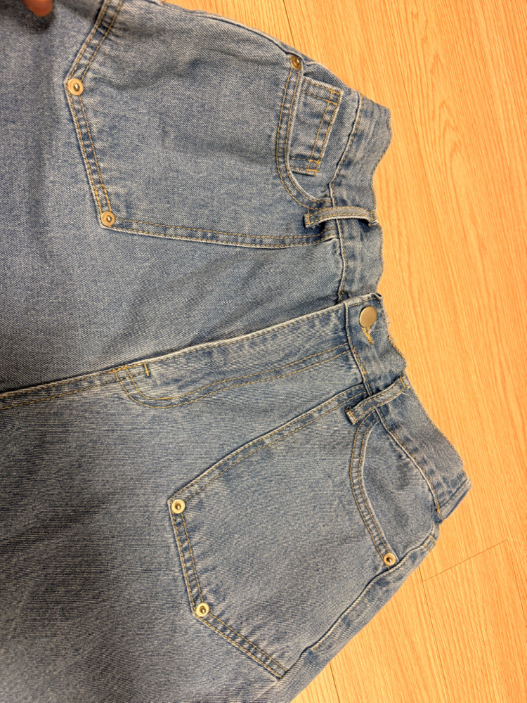 디자이너 데님 청반바지 55-66사이즈 정도 26-27 이미지