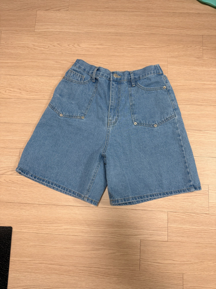 디자이너 데님 청반바지 55-66사이즈 정도 26-27 이미지