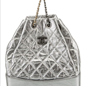 샤넬 가브리엘 백팩 스몰 실버 이미지