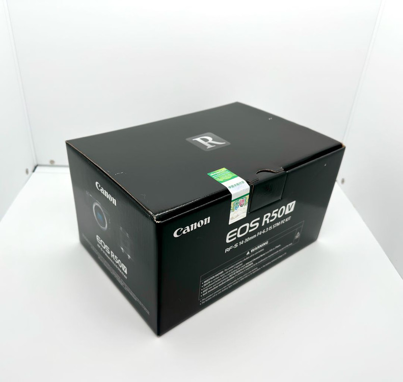 새상품 정품 캐논(Canon) EOS R50V 화이트 14-30mm KIT 미러리스 풀박스 이미지