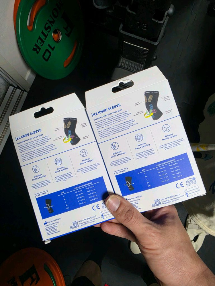 Wavewear K2 무릎 보호대 L 블랙 새상품 이미지