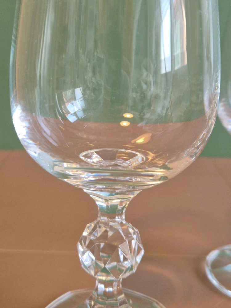 엔틱 체코 보헤미아 크리스탈 와인잔.개당가.미사용 이미지