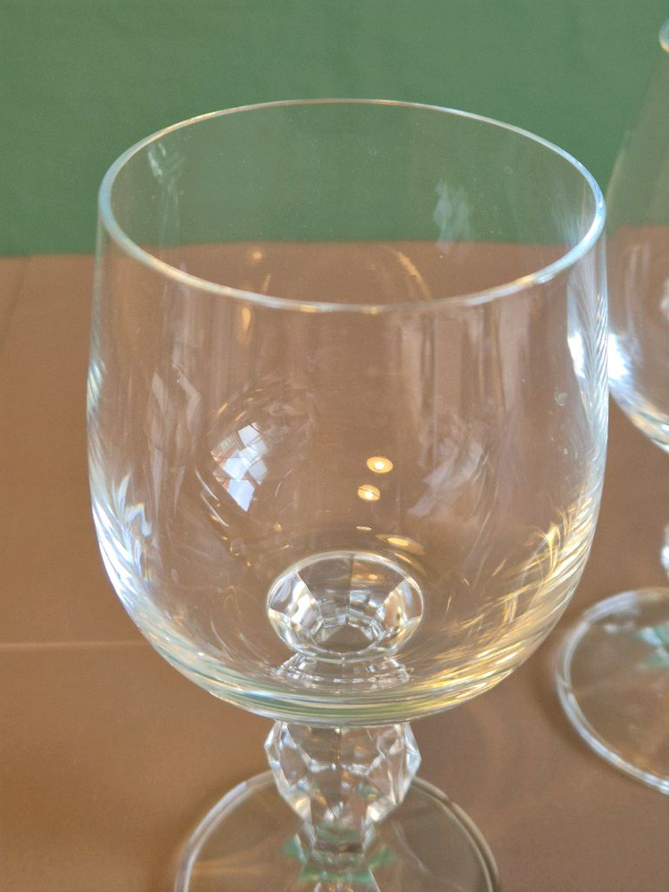 엔틱 체코 보헤미아 크리스탈 와인잔.개당가.미사용 이미지