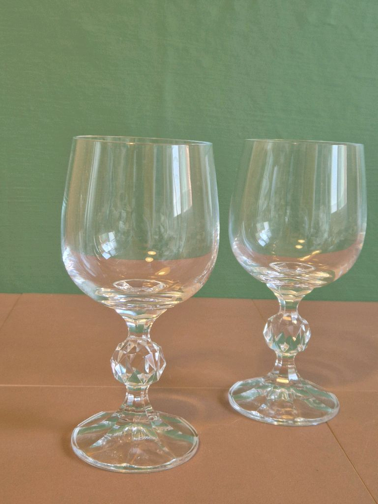 엔틱 체코 보헤미아 크리스탈 와인잔.개당가.미사용 이미지