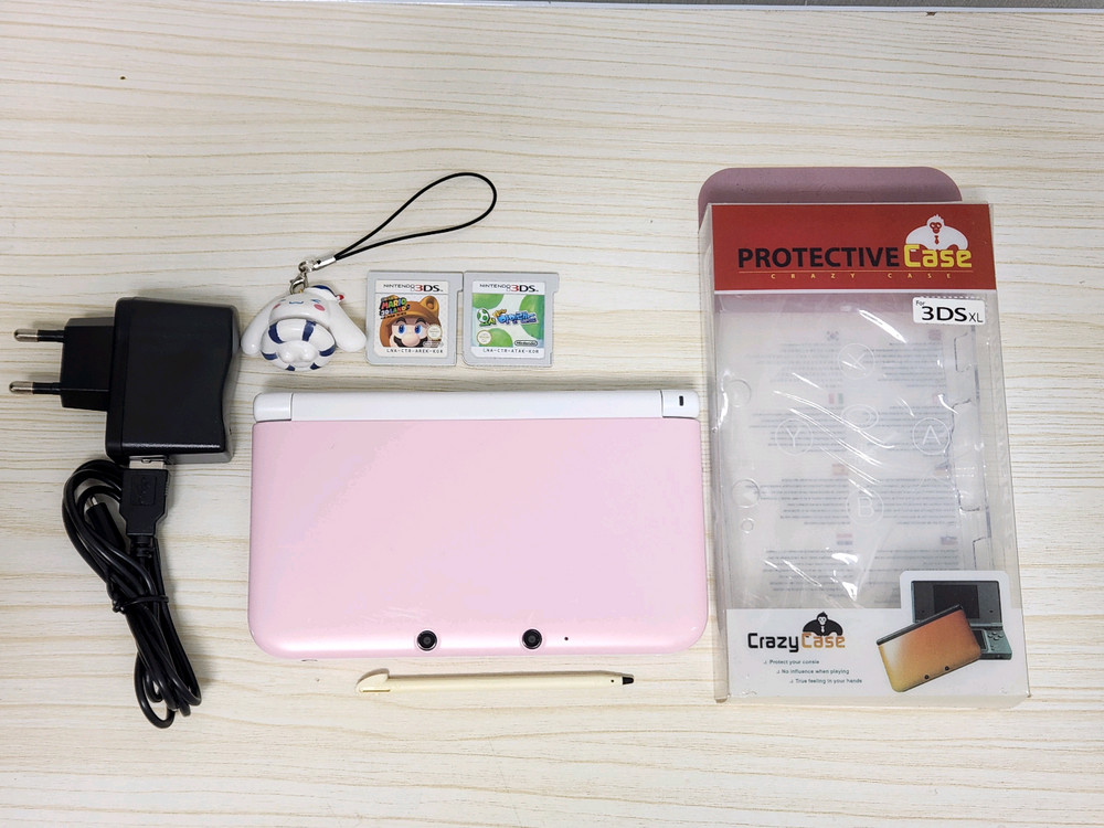 뱅크,특별체험판등) 닌텐도 3DSXL 핑크셋트와 게임칩 판매합니다 이미지