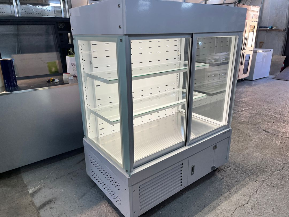 과일쇼케이스 1200 3단 앞문형 다이아 반찬가게 반찬냉장고 업소용 카페 케이크진열 이미지
