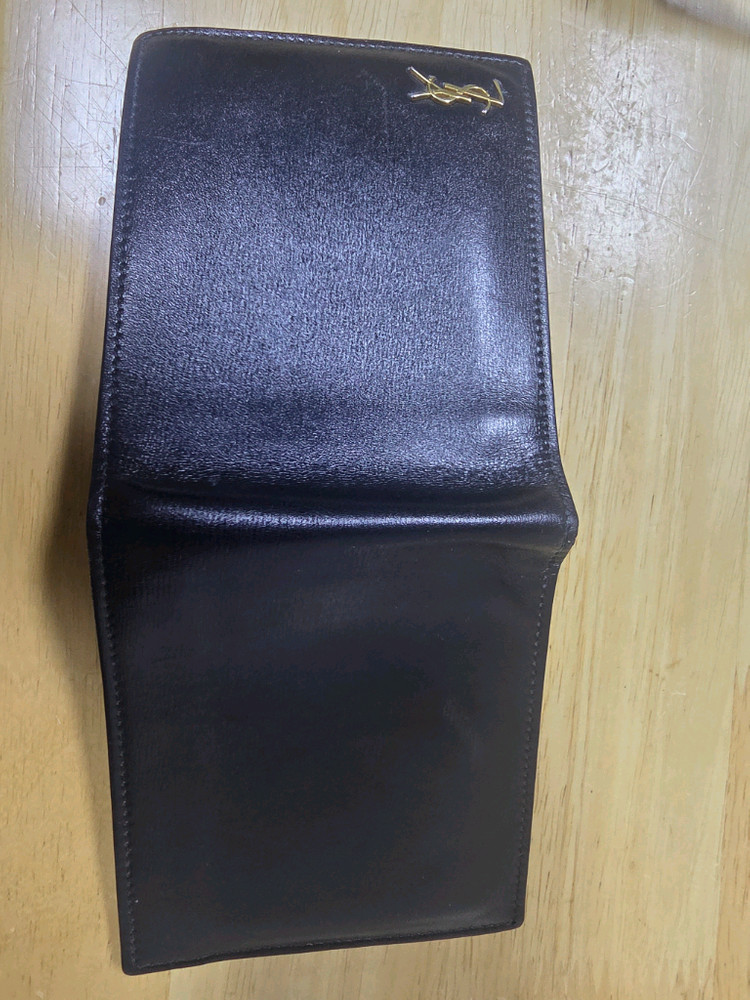 입샹로랑 정품 금장로고 명품 반지갑 이미지