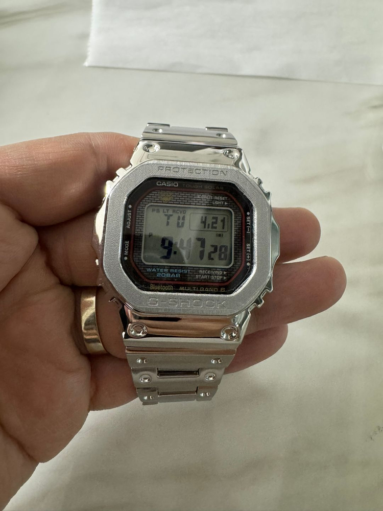 지샥GMW-B5000D-1CDR(빨테 풀메탈) 팝니다. 이미지