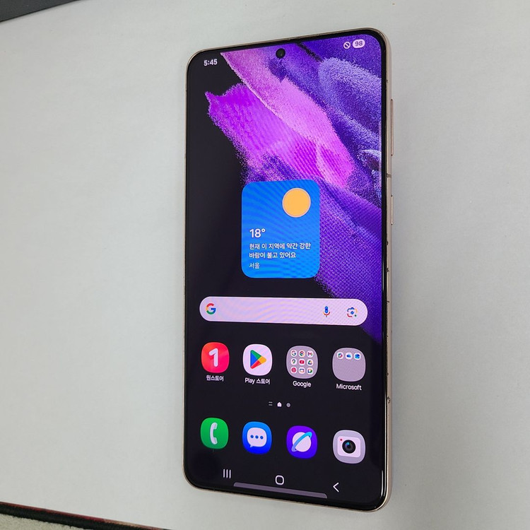갤럭시 S21플러스 퍼플 256G 무잔상 A급 046456 이미지
