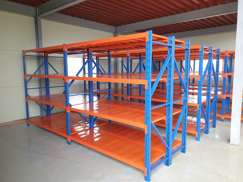 철제앵글 무볼트앵글 농림창고용 앵글 철제선반 중량랙 새제품 고릴라랙 이미지