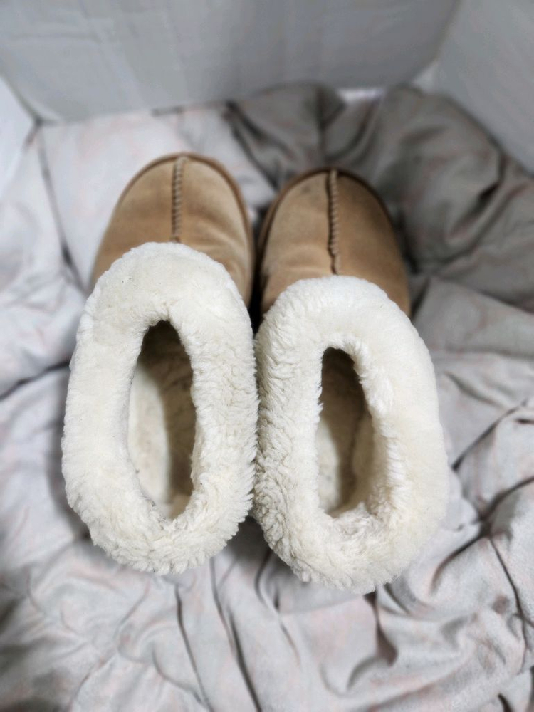 양털 슬리퍼 어그 부츠입니다 이미지