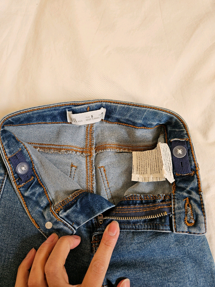 자라 키즈 청바지, 반바지, 치마 등 5세 110cm 각각 판매 이미지