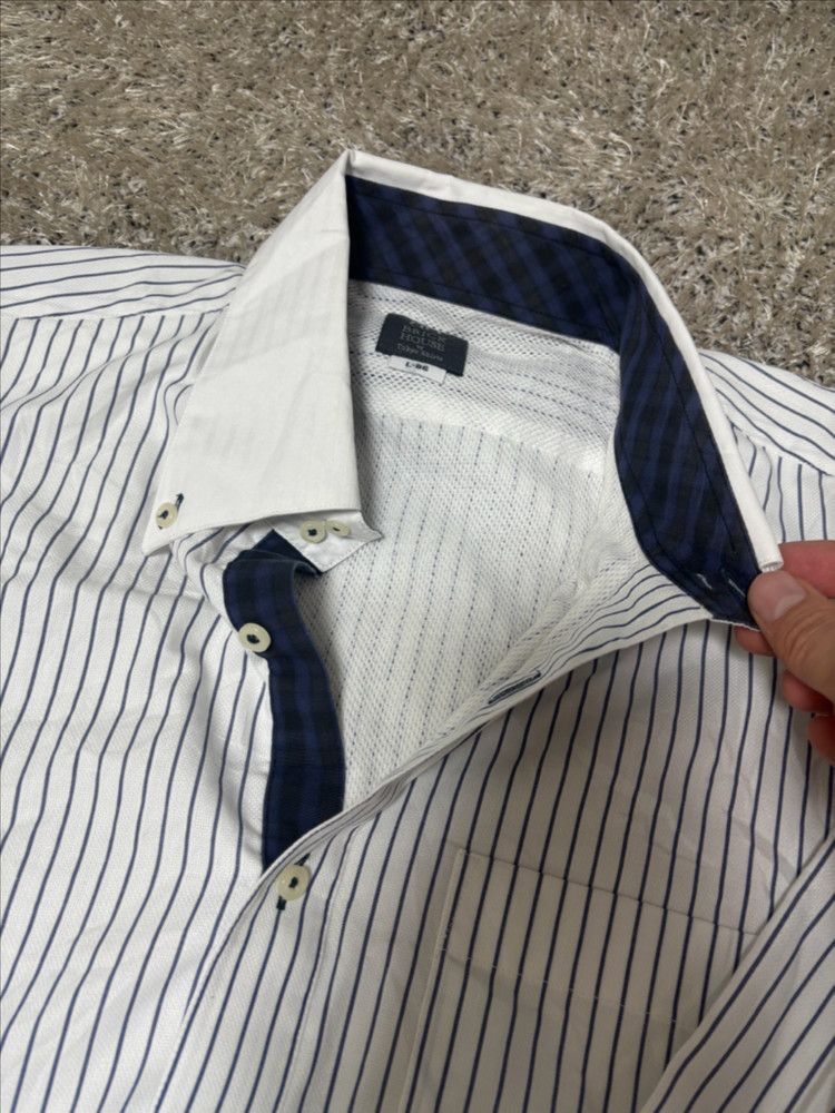 일본판 브릭하우스 스트라이프 셔츠 105-110 이미지