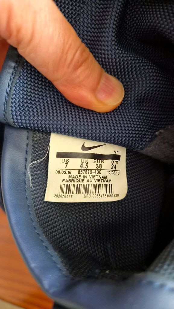 [나이키 희귀템 ]여성용 SF 에어포스 1 하이 바이너리 블루 (240mm) 이미지