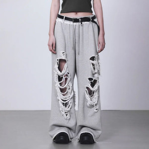 트리밍버드 Scratch Damage Wide Sweat Pants 이미지