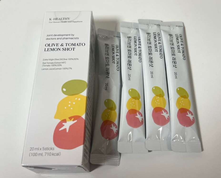 미개봉) 케이헬시 올리브엔 토마토 레몬샷 이미지