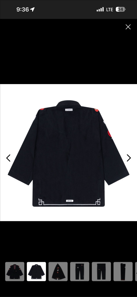 커터 주짓수 도복 A1 이미지