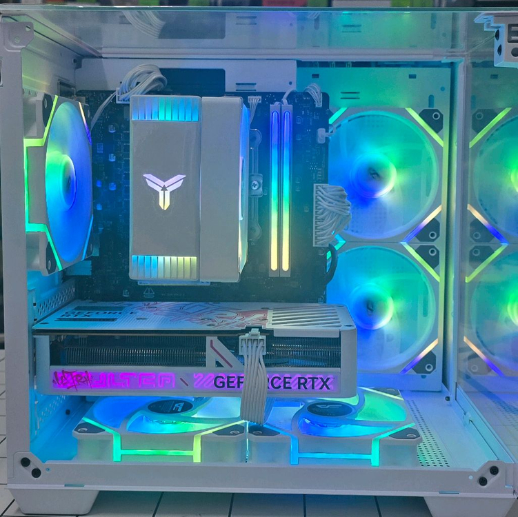 7500f, 5060 올화이트 큐브형 어항pc팝니다 이미지