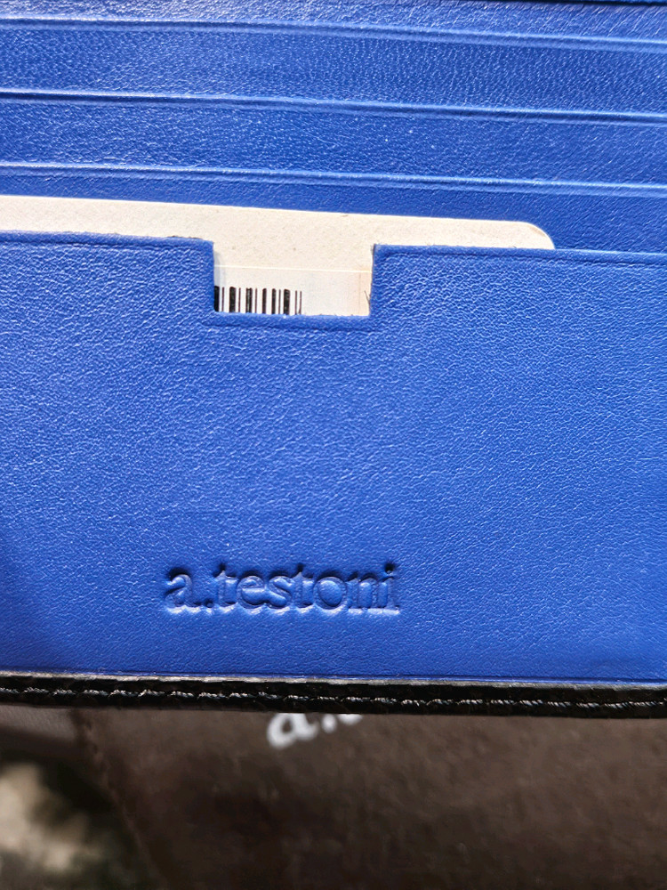 아테스토니(a.testoni)반지갑/풀박스 새제품 이미지
