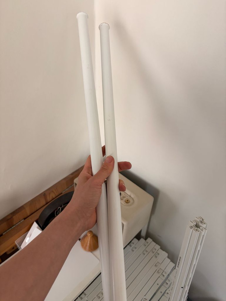 이케아 보악셀 옷장 레일 (봉레일) 화이트 60cm 이미지