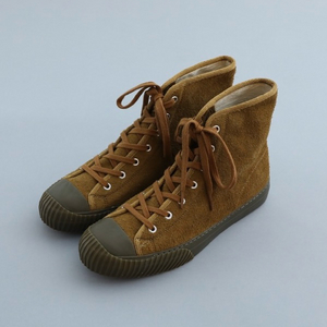 새상품280) 캐치볼 스웨이드 하이탑 M-03H 카멜 부츠 워커 컨버스 이미지