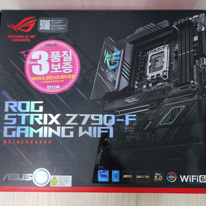 인텔 cpu 14700kf / 메인보드 아수스 ASUS ROG STRIX Z790-F GAMING WIFI 이미지