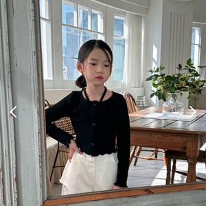 여아옷 130 남대문 아동복 콤마 홀터 가디건 (110-120추천) 이미지