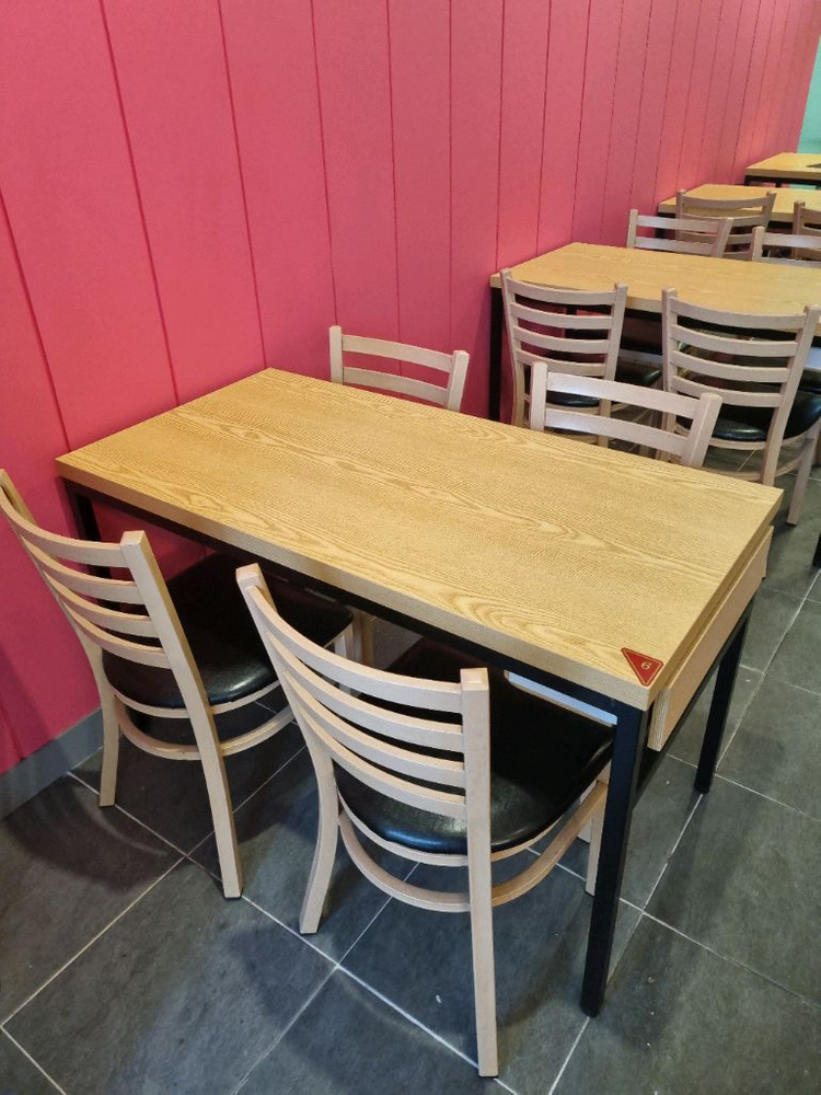 식당 4인, 2인 식탁의자세트 이미지