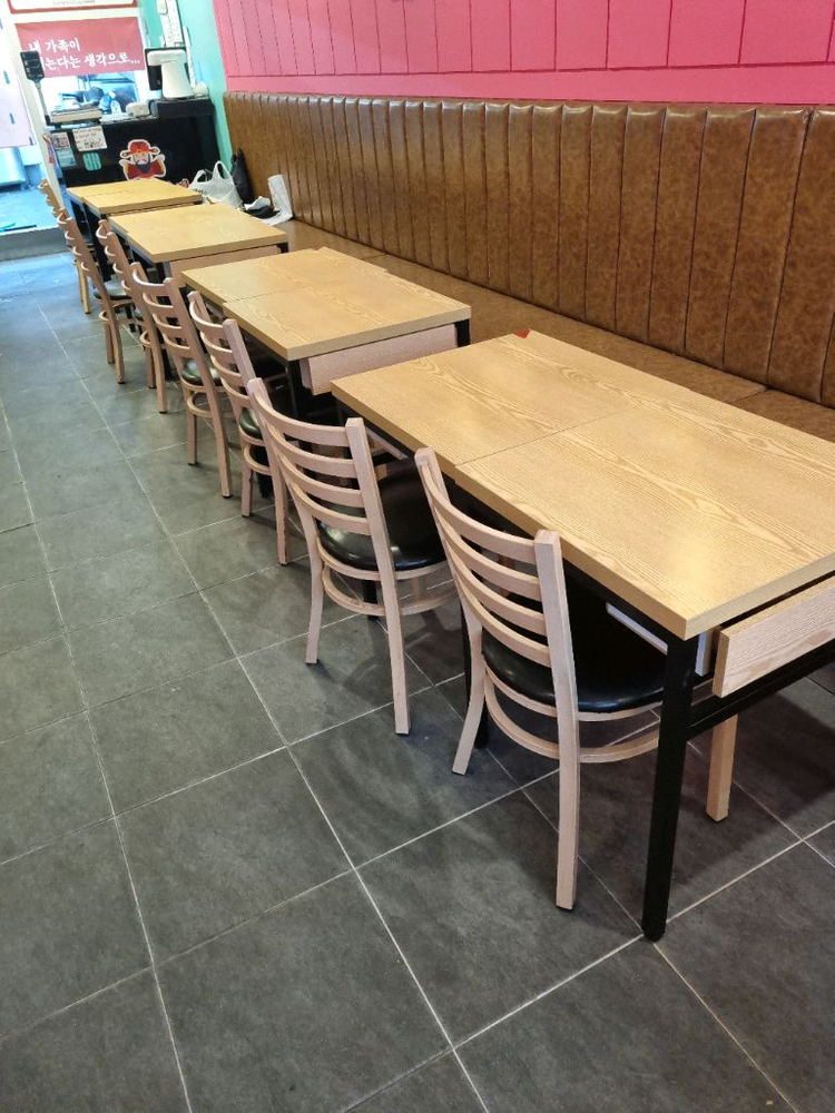 식당 4인, 2인 식탁의자세트 이미지