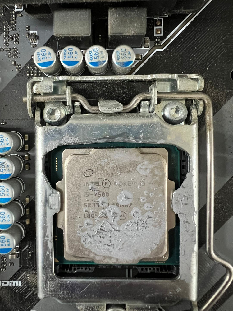 B250M 메인보드 i5-7500 CPU 세트 이미지
