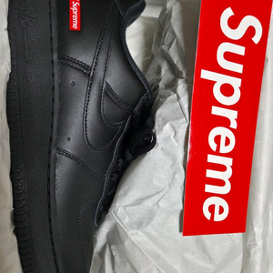 [260]나이키 슈프림 에어포스1 로우 블랙 이미지