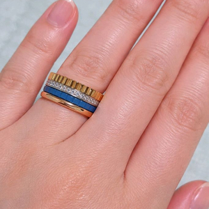 부쉐론 콰트로 블루에디션 스몰링 반지 팝니다 이미지