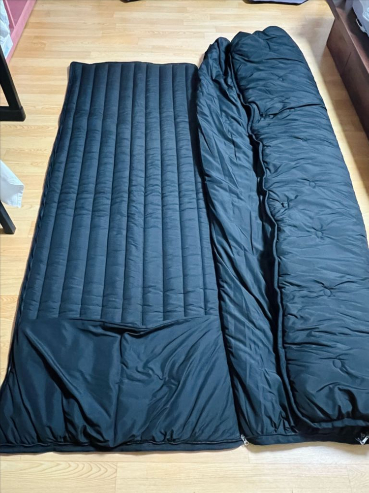 꼼지락 캠핑용 이노베이션 탄소 온열 침낭 미사용 이미지