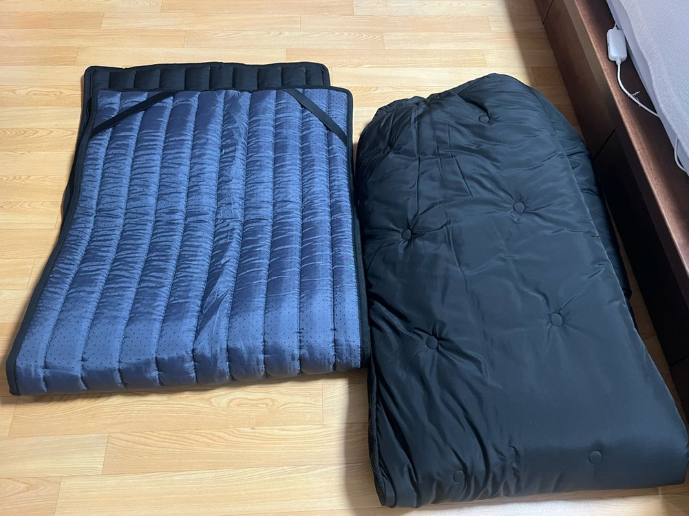 꼼지락 캠핑용 이노베이션 탄소 온열 침낭 미사용 이미지