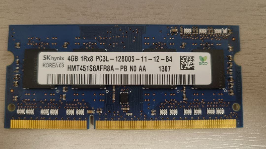 SK하이닉스 노트북용 DDR3 4GB 메모리 SODIMM 이미지
