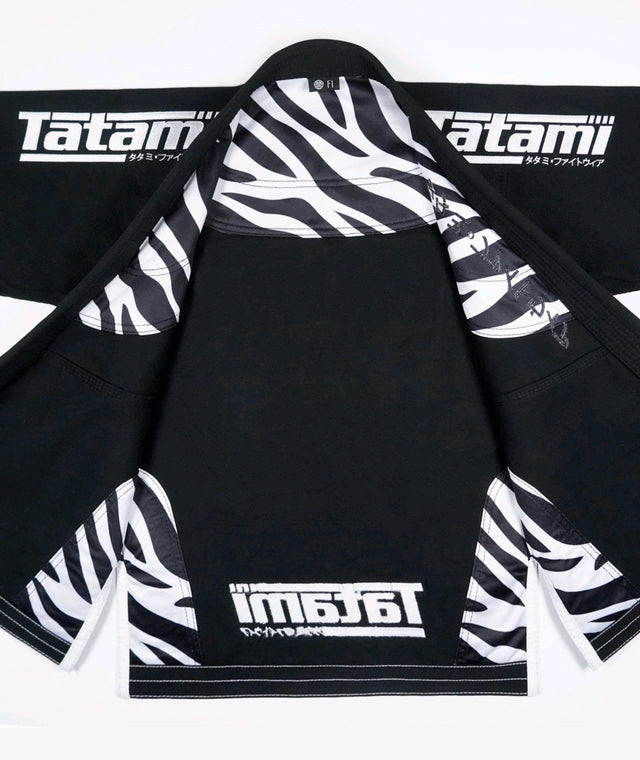 새상품)타타미 리차지 지브라 주짓수 도복 블랙 이미지
