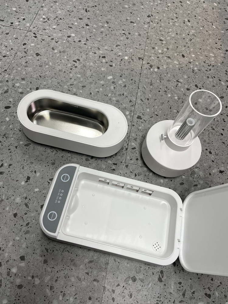 초음파 세척기, 핸드폰 살균기, 램프 초음파 가습기 일괄 이미지