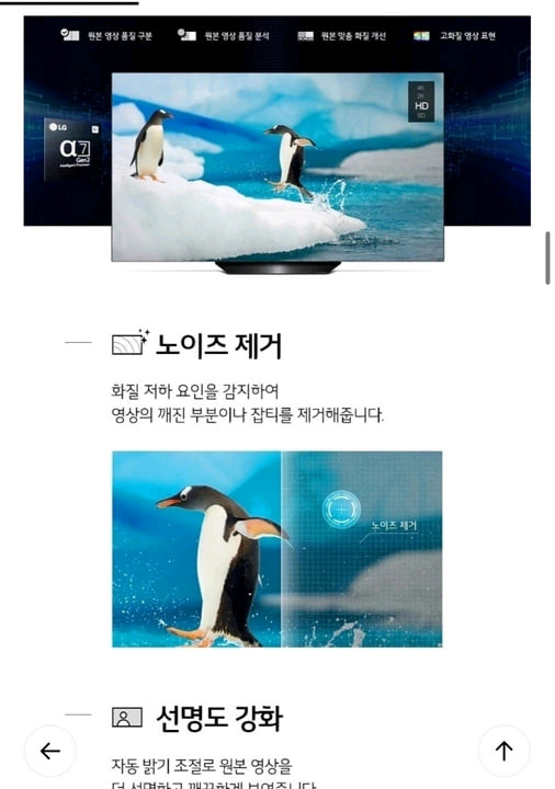 엘지 OLED 65인치 TV LG OLED65B9FNA 이미지