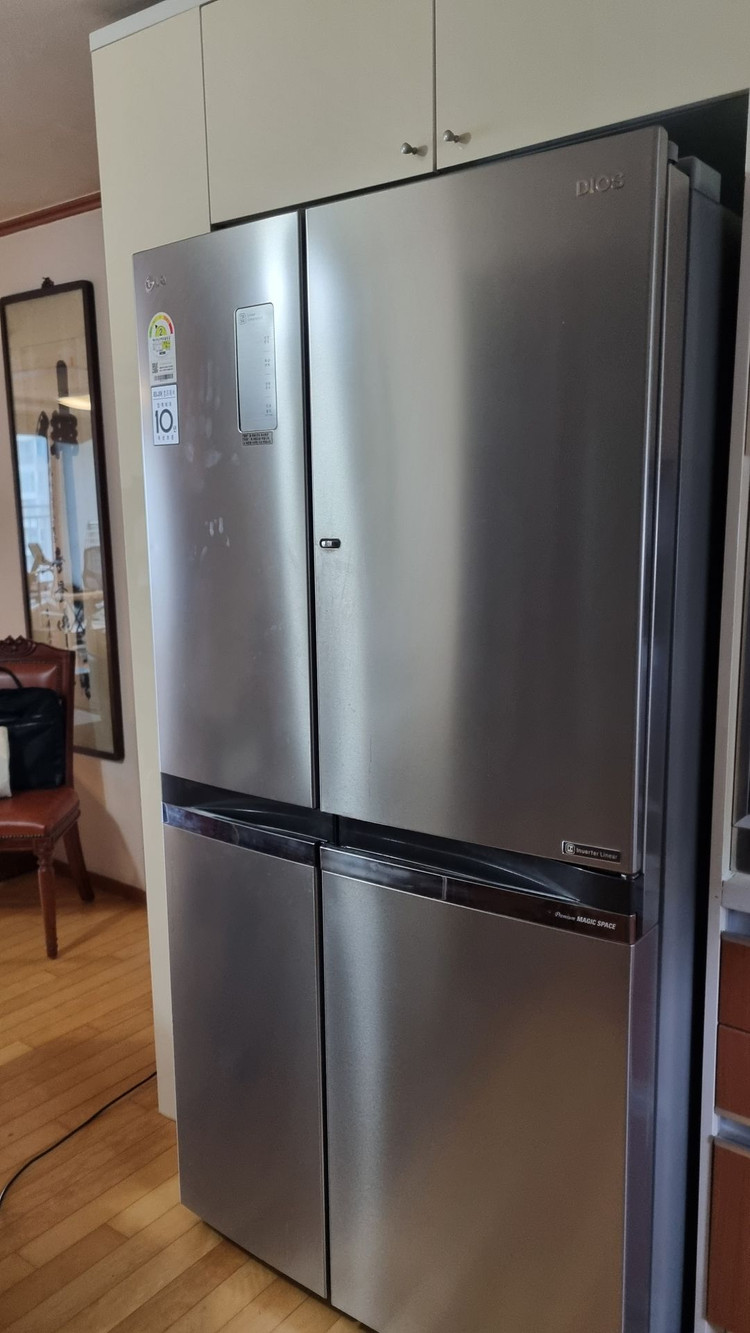 LG 디오스 830L 냉장고(양문형) 모델 S835SS32 이미지