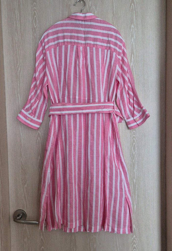 헤지스 스트라이프 원피스 롱셔츠남방 사이즈 90 이미지