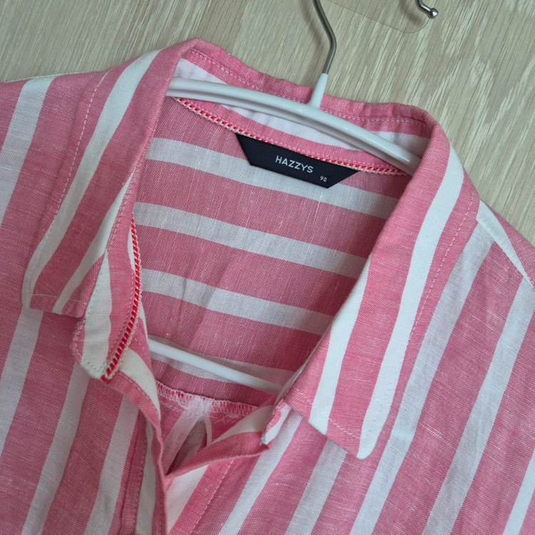 헤지스 스트라이프 원피스 롱셔츠남방 사이즈 90 이미지