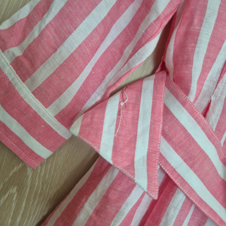 헤지스 스트라이프 원피스 롱셔츠남방 사이즈 90 이미지